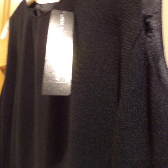 LINDA ALLARD ELLEN TRACY Little Black Dress~Princess Style~Lined-Size:12 NWT$255 - Picture 12 of 12